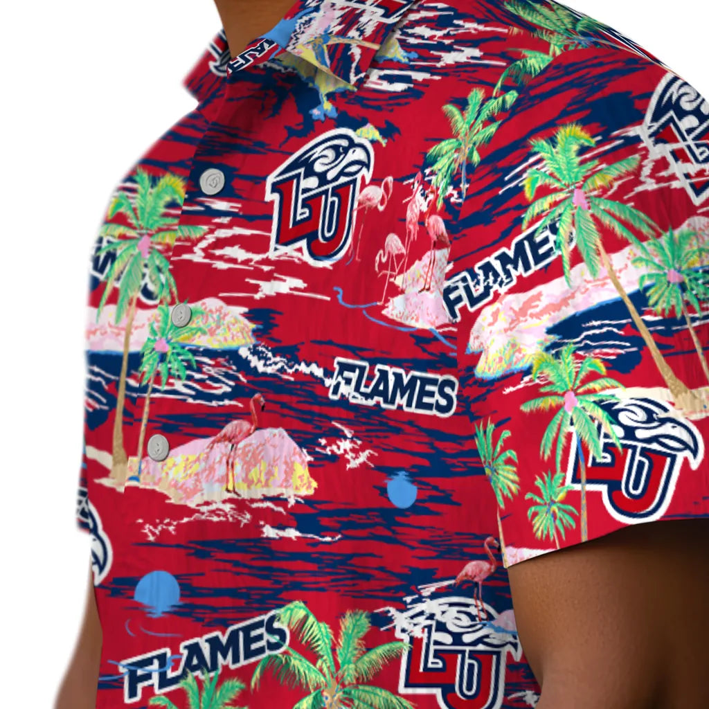 Liberty Flames Hawaiian Shirt - Hawaii Island | Hula Hawaiian Shirts