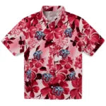Liberty Flames Hawaiian Shirt - Hibiscus Arrangement | Hula Hawaiian Shirts