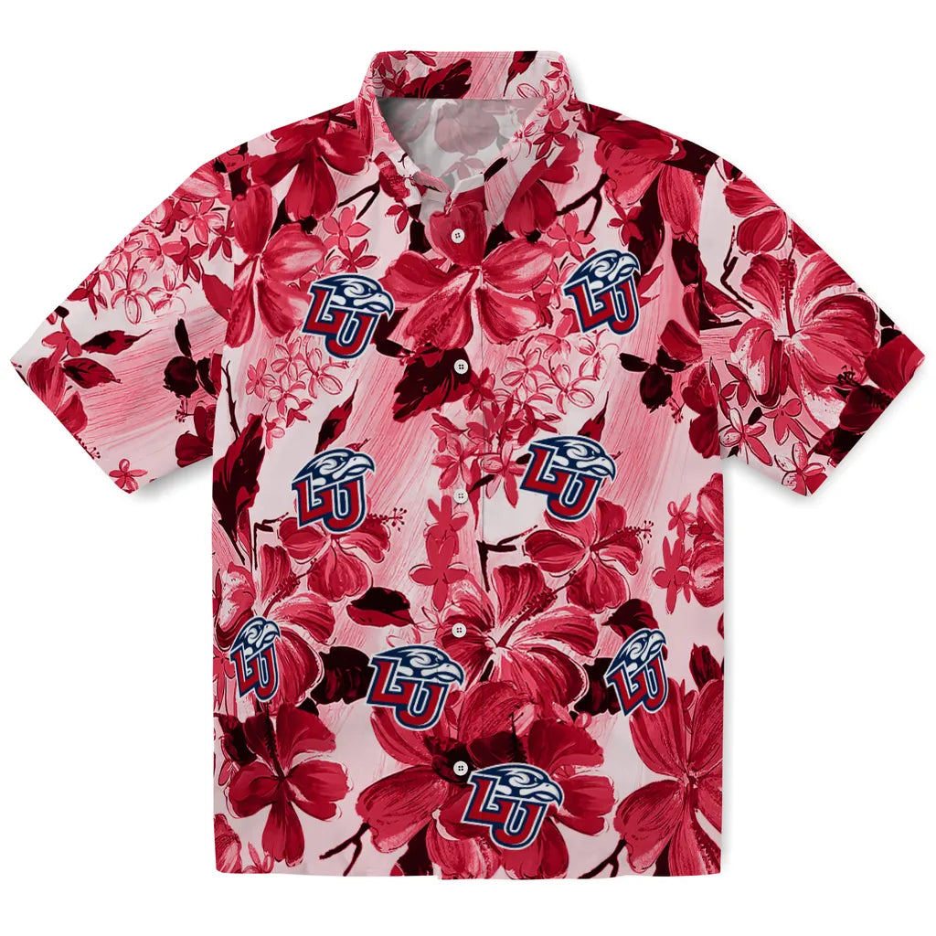 Liberty Flames Hawaiian Shirt - Hibiscus Arrangement | Hula Hawaiian Shirts