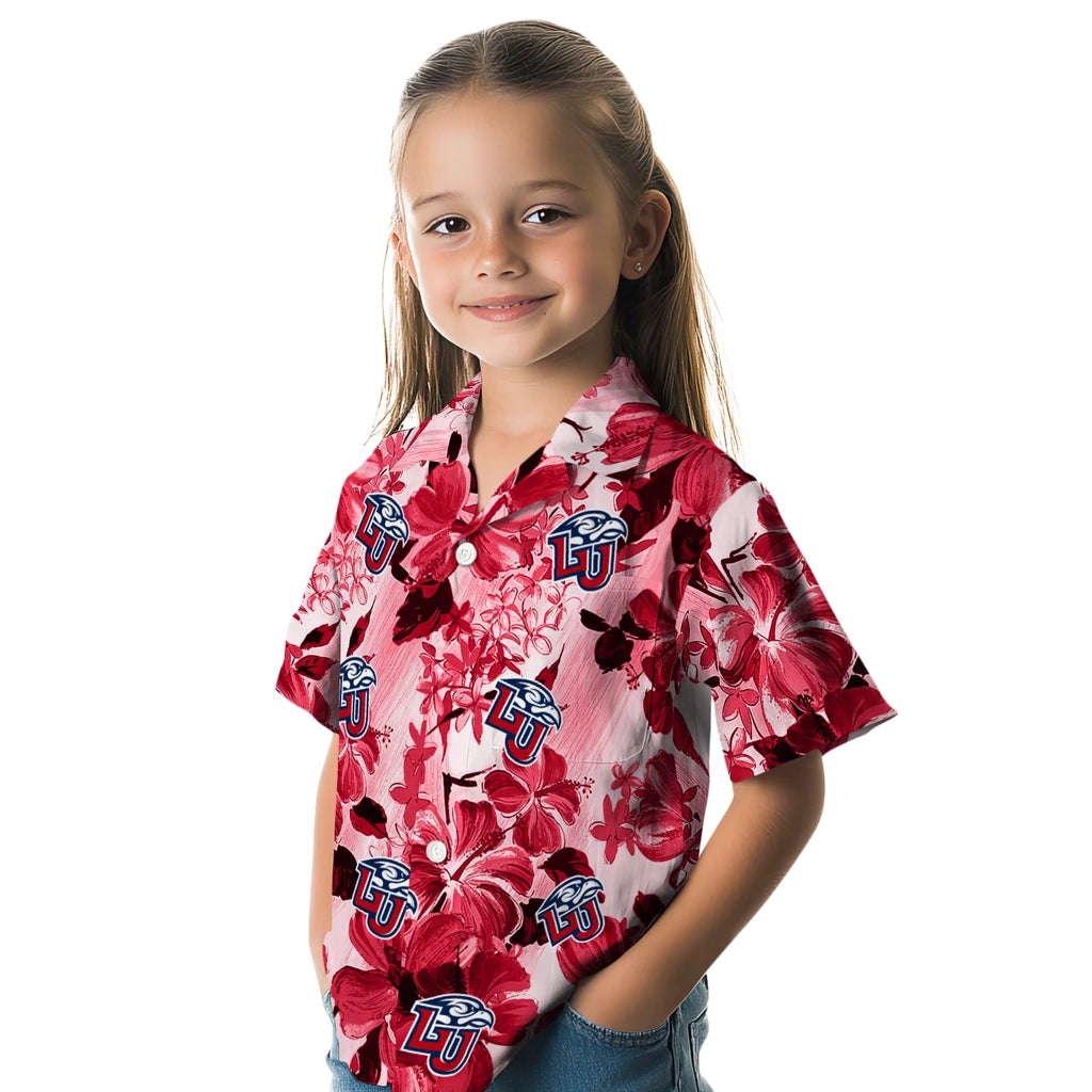 Liberty Flames Hawaiian Shirt - Hibiscus Arrangement | Hula Hawaiian Shirts
