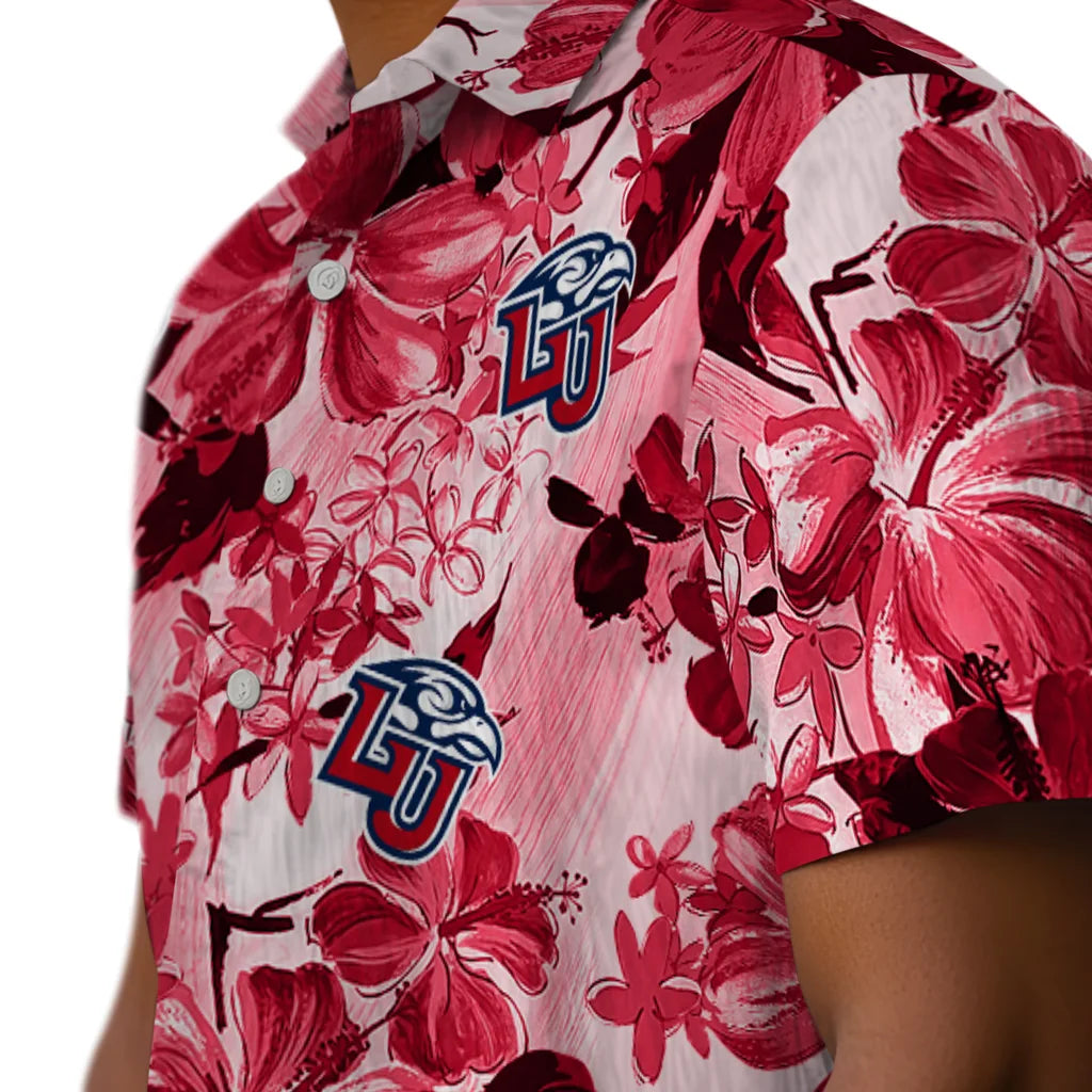 Liberty Flames Hawaiian Shirt - Hibiscus Arrangement | Hula Hawaiian Shirts