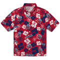 Liberty Flames Hawaiian Shirt - Hibiscus Flower Design | Hula Hawaiian Shirts