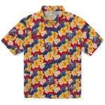 Liberty Flames Hawaiian Shirt - Hibiscus Tropics | Hula Hawaiian Shirts