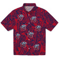 Liberty Flames Hawaiian Shirt - Leaf Outline | Hula Hawaiian Shirts