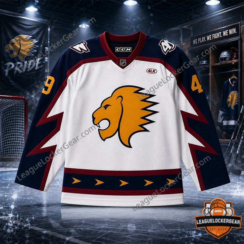 NHL Lions de Trois-Rivières 4LK Hockey Jersey - LeagueLockerGear