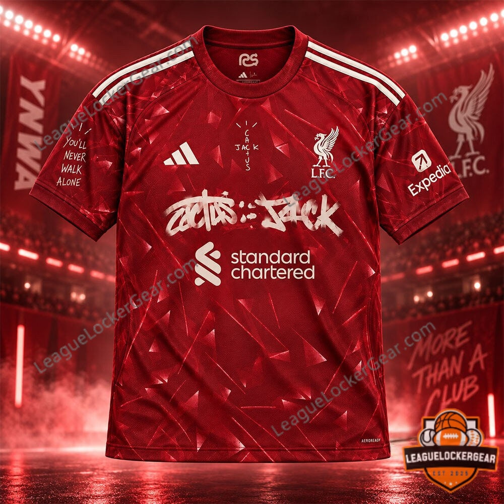 Liverpool x Travis Scott Cactus Jack Football Jersey