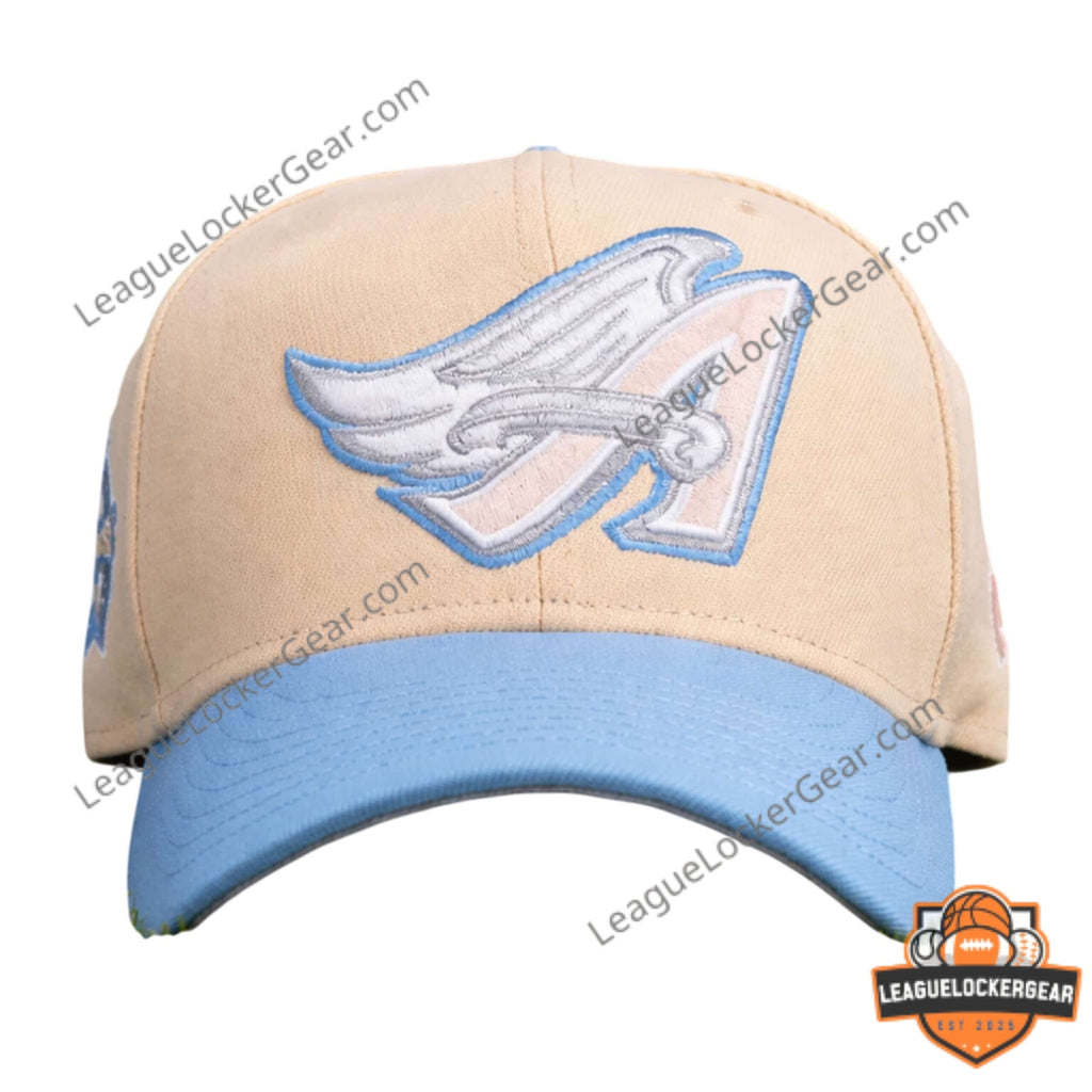 Anaheim Angels 40th Anniversary Beige Light Hat - LeagueLockerGear