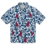 Los Angeles Angels Hawaiian Shirt - Hibiscus Motif | Hula Hawaiian Shirts