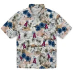 Los Angeles Angels Hawaiian Shirt - Hibiscus Seaside | Hula Hawaiian Shirts