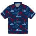 Los Angeles Angels Hawaiian Shirt - Palm And Clouds | Hula Hawaiian Shirts