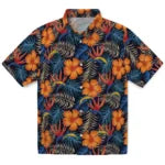 Los Angeles Chargers Hawaiian Shirt - Hibiscus Foliage | Hula Hawaiian Shirts