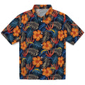 Los Angeles Chargers Hawaiian Shirt - Hibiscus Foliage | Hula Hawaiian Shirts
