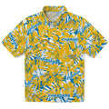 Los Angeles Chargers Hawaiian Shirt - Hibiscus Overlay | Hula Hawaiian Shirts
