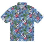 Los Angeles Chargers Hawaiian Shirt - Pineapple Bouquet | Hula Hawaiian Shirts