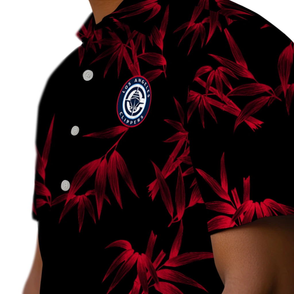 Los Angeles Clippers Hawaiian Shirt - Bamboo Branches | Hula Hawaiian Shirts