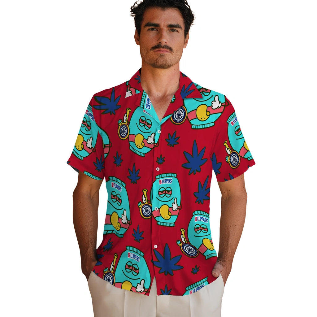 Los Angeles Clippers Hawaiian Shirt - Chill Vibe | Hula Hawaiian Shirts