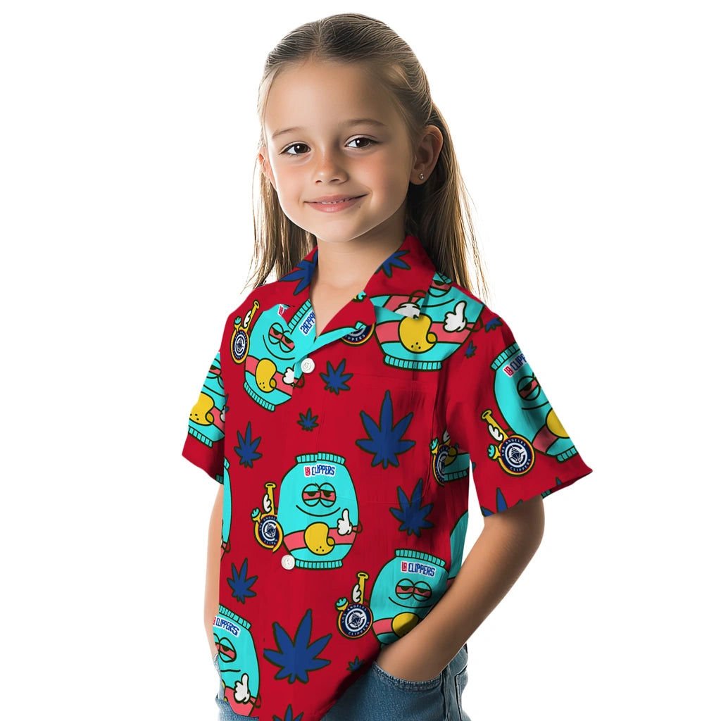 Los Angeles Clippers Hawaiian Shirt - Chill Vibe | Hula Hawaiian Shirts