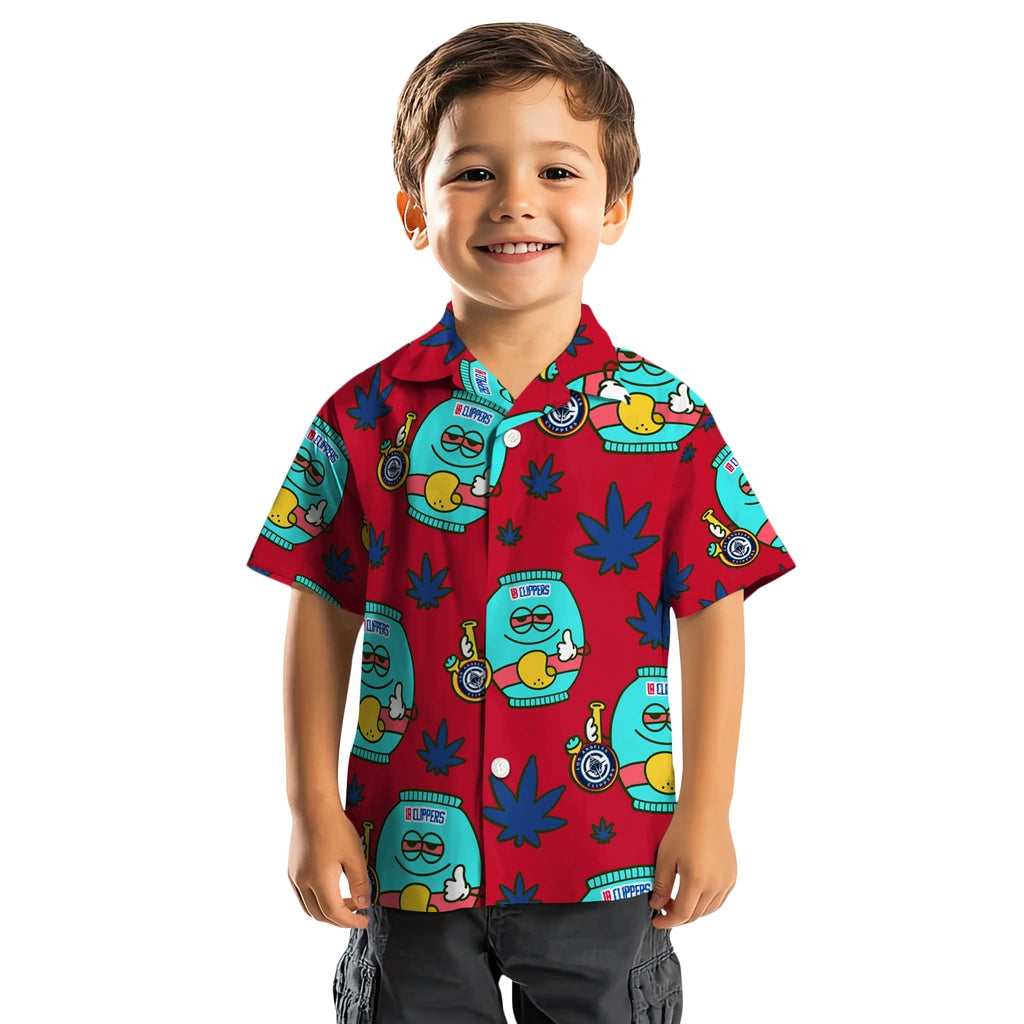 Los Angeles Clippers Hawaiian Shirt - Chill Vibe | Hula Hawaiian Shirts