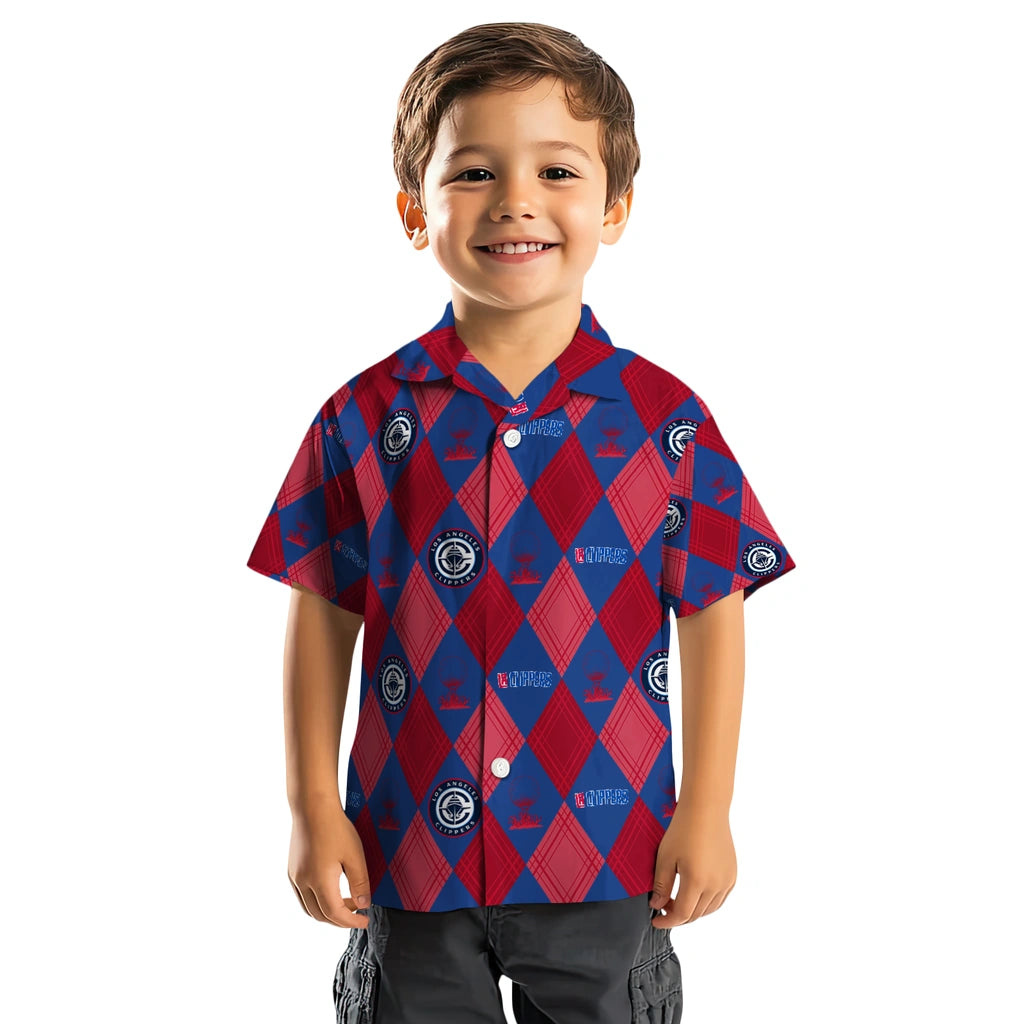 Los Angeles Clippers Hawaiian Shirt - Golfing Plaid | Hula Hawaiian Shirts