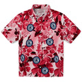 Los Angeles Clippers Hawaiian Shirt - Hibiscus Arrangement | Hula Hawaiian Shirts