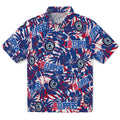 Los Angeles Clippers Hawaiian Shirt - Hibiscus Overlay | Hula Hawaiian Shirts