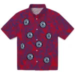 Los Angeles Clippers Hawaiian Shirt - Leaf Outline | Hula Hawaiian Shirts