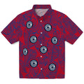 Los Angeles Clippers Hawaiian Shirt - Leaf Outline | Hula Hawaiian Shirts