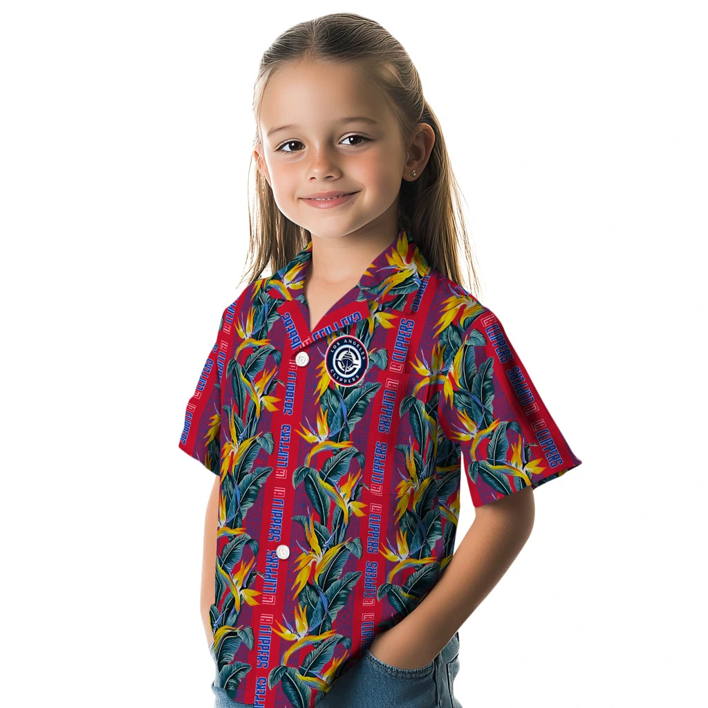 Los Angeles Clippers Hawaiian Shirt - Paradise Vines | Hula Hawaiian Shirts
