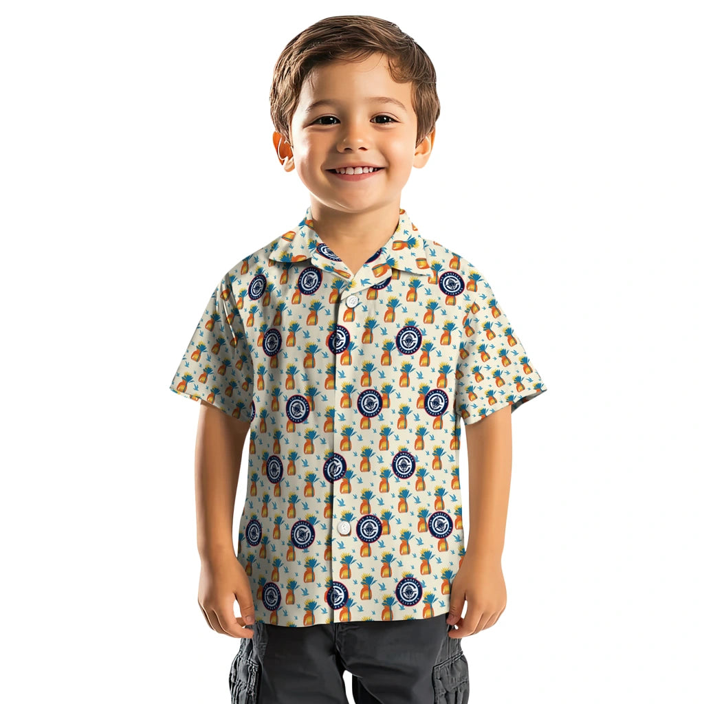 Los Angeles Clippers Hawaiian Shirt - Pineapple Delight | Hula Hawaiian Shirts