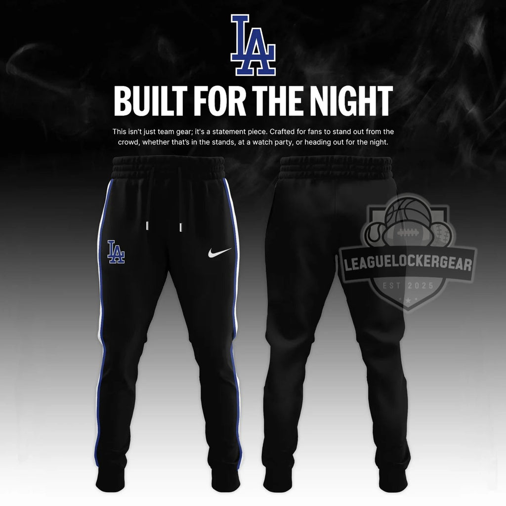 Los Angeles Dodgers 2026 Fashion Black Out Hoodie - LeagueLockerGear
