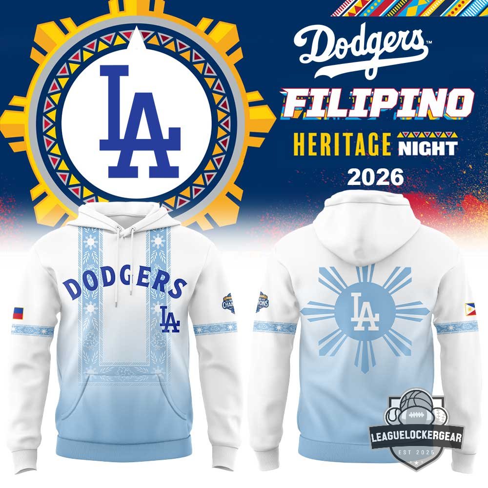 Los Angeles Dodgers Filipino Heritage Night 2026 Hoodie - LeagueLockerGear