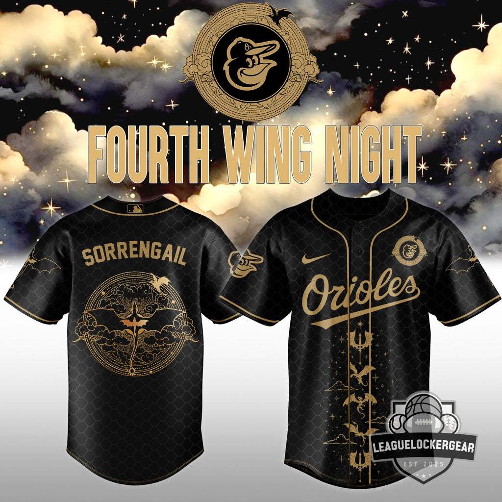 MLB Fourth Wing Night Sorrengail Baseball Jersey - LeagueLockerGear