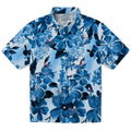 Los Angeles Dodgers Hawaiian Shirt - Hibiscus Arrangement | Hula Hawaiian Shirts