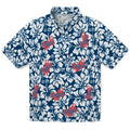 Los Angeles Dodgers Hawaiian Shirt - Hibiscus Motif | Hula Hawaiian Shirts