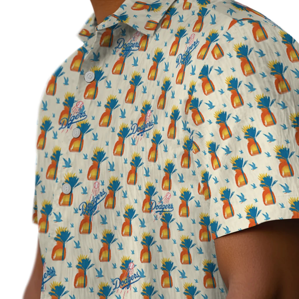 Los Angeles Dodgers Hawaiian Shirt - Pineapple Delight | Hula Hawaiian Shirts
