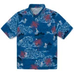 Los Angeles Dodgers Hawaiian Shirt - Wave Palm | Hula Hawaiian Shirts