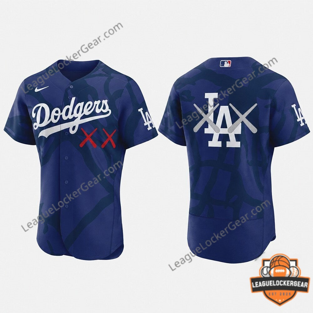 Los Angeles Dodgers KAWS Edition Baseball Jersey - LeagueLockerGear