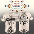 Los Angeles Dodgers Native American Heritage Night Baseball Jersey - LeagueLockerGear