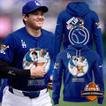 Los Angeles Dodgers x One Piece Baseball Hoodie - LeagueLockerGear
