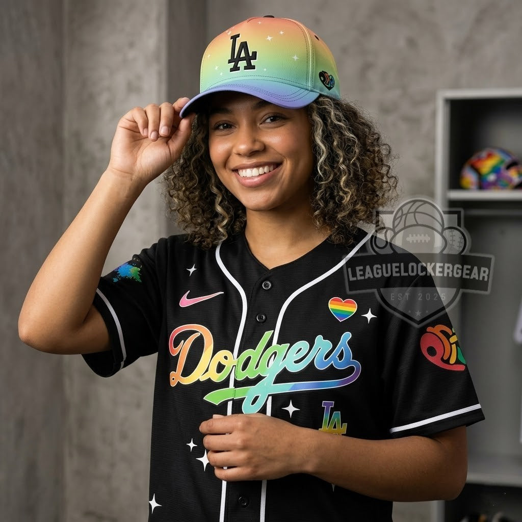 Los Angeles Dodgers Pride Month Love Is Love Baseball Jersey - LeagueLockerGear