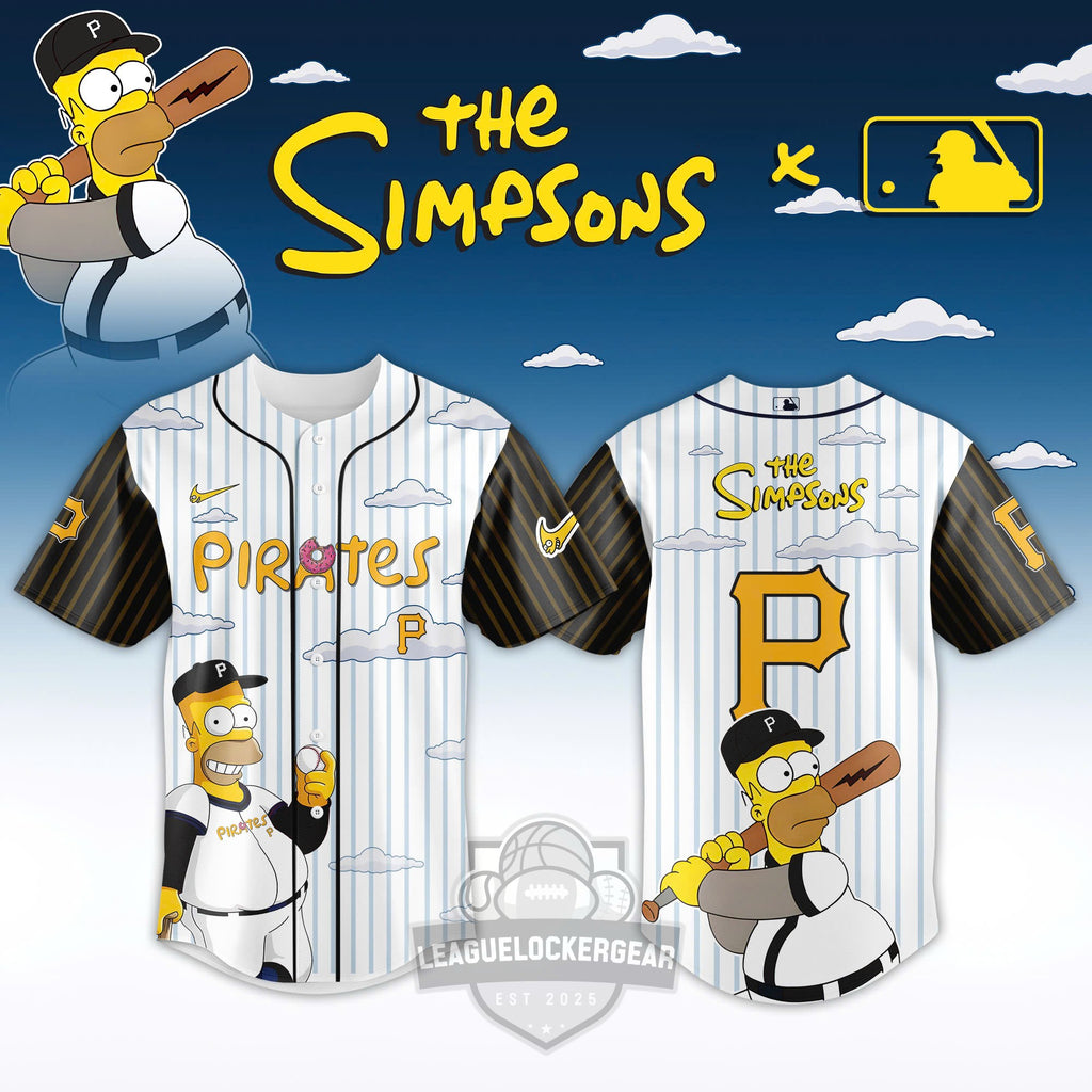 All Team MLB The Simpsons Baseball Jersey - LeagueLockerGear