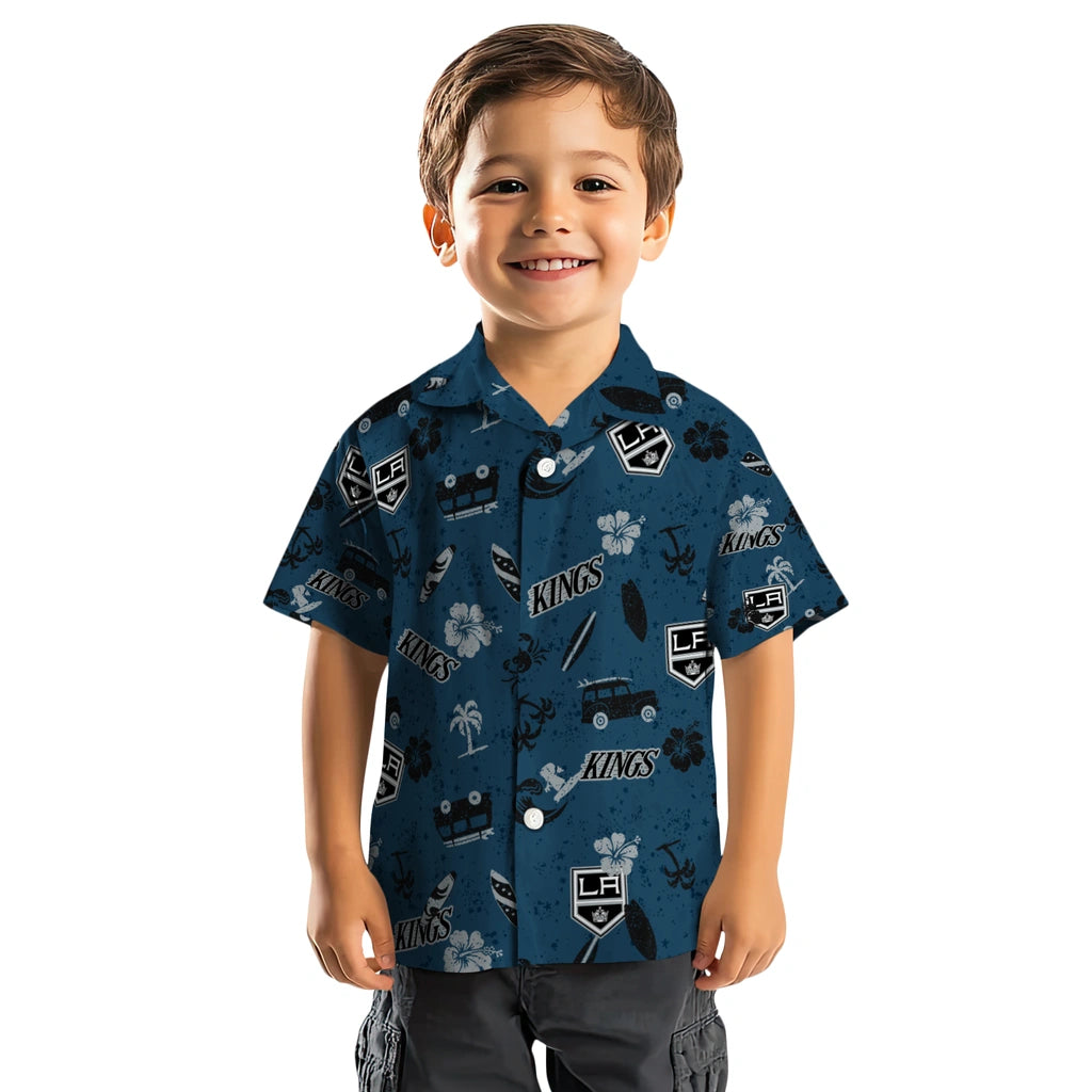 Los Angeles Kings Hawaiian Shirt - Beach Vibe | Hula Hawaiian Shirts