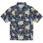 Los Angeles Kings Hawaiian Shirt - Flamingo Hibiscus | Hula Hawaiian Shirts