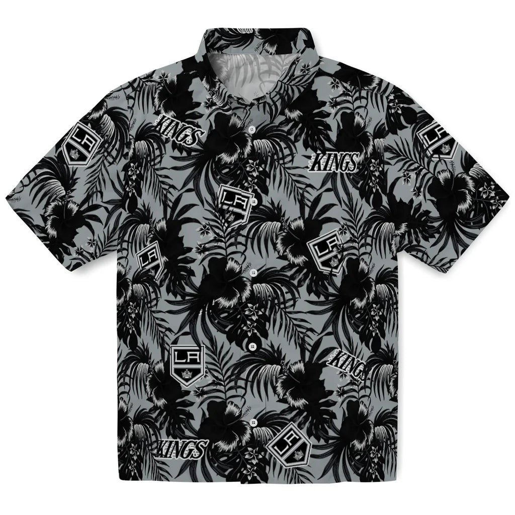 Los Angeles Kings Hawaiian Shirt - Hibiscus Exotic | Hula Hawaiian Shirts