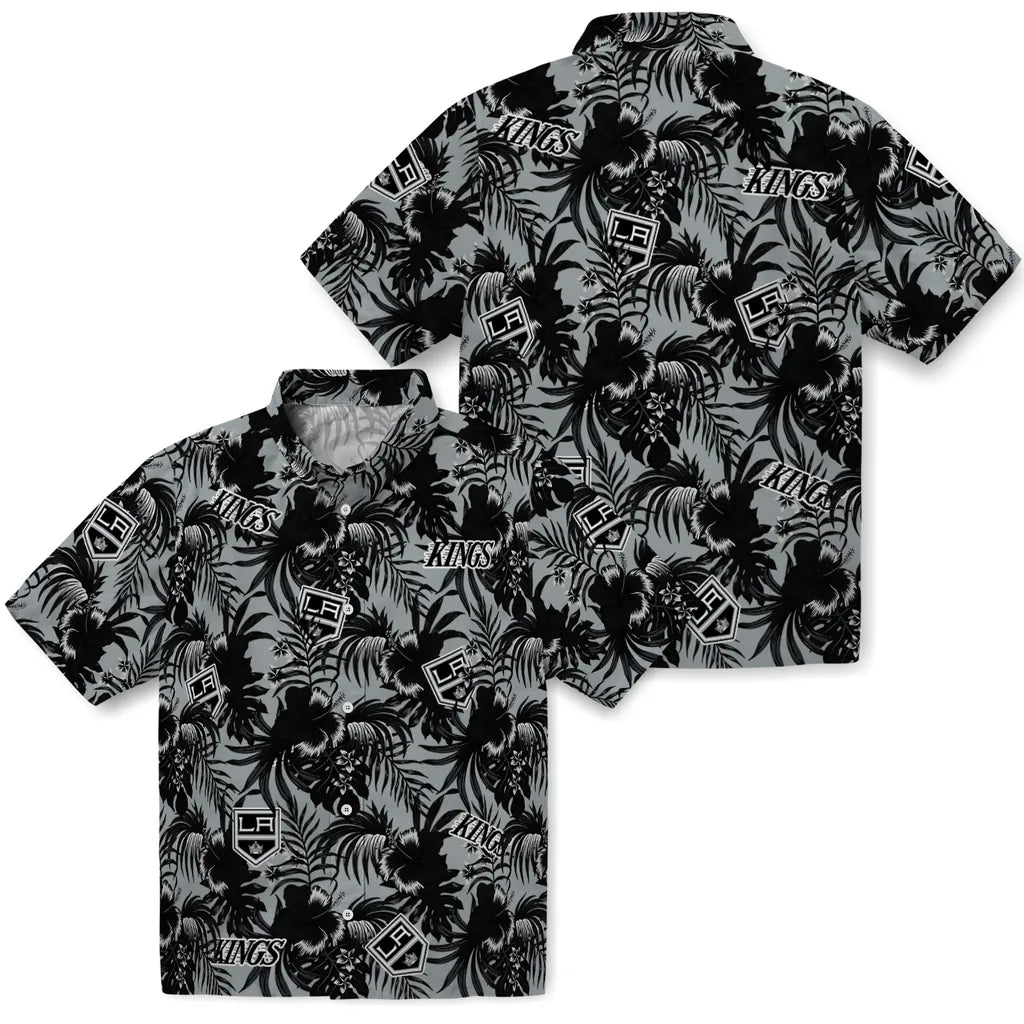 Los Angeles Kings Hawaiian Shirt - Hibiscus Exotic | Hula Hawaiian Shirts