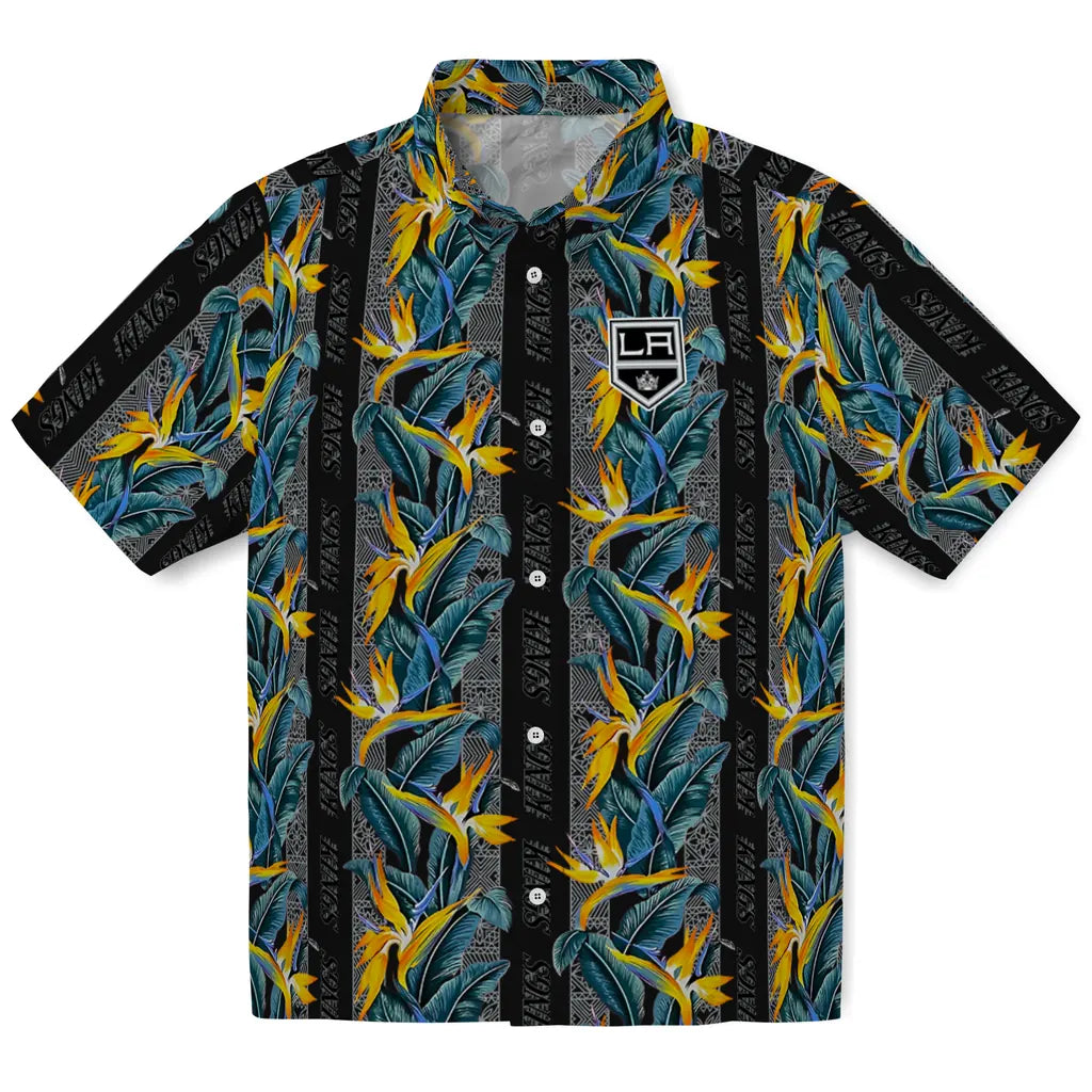 Los Angeles Kings Hawaiian Shirt - Paradise Vines | Hula Hawaiian Shirts