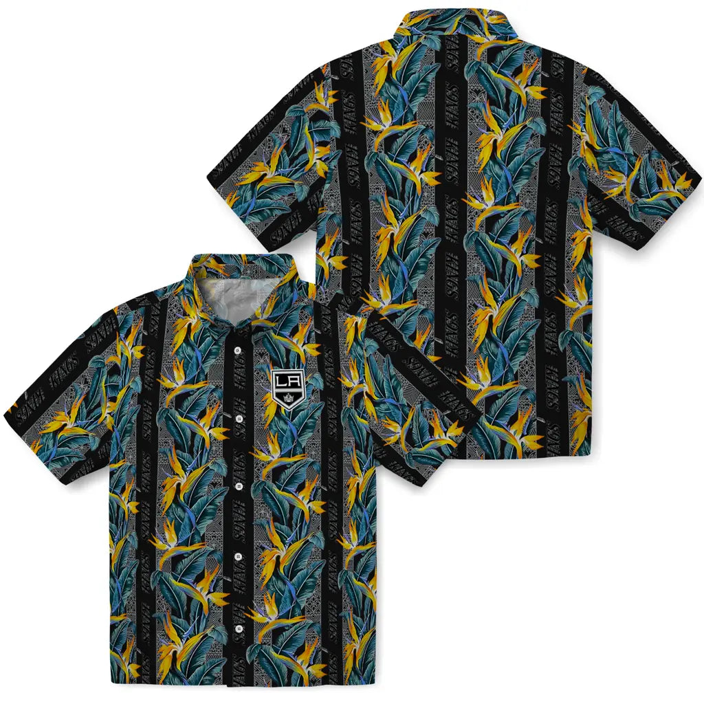 Los Angeles Kings Hawaiian Shirt - Paradise Vines | Hula Hawaiian Shirts