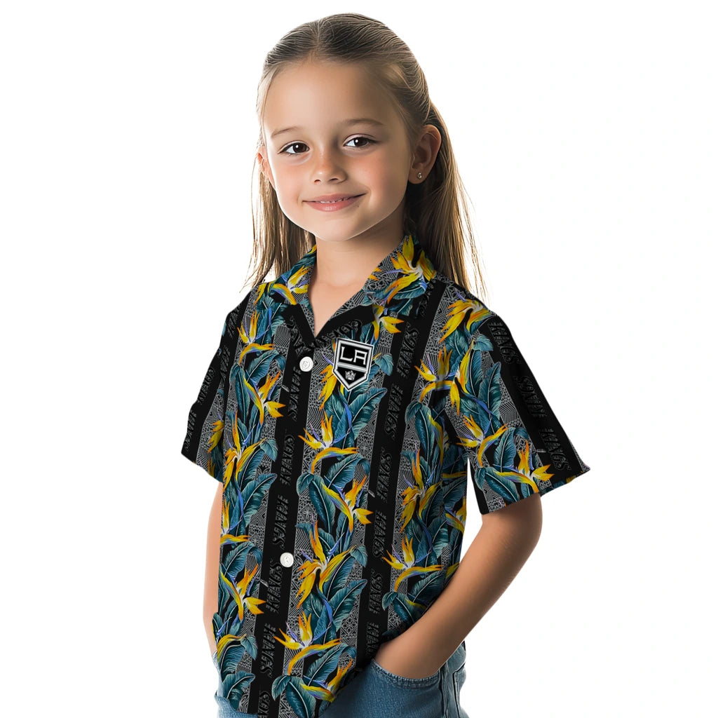 Los Angeles Kings Hawaiian Shirt - Paradise Vines | Hula Hawaiian Shirts