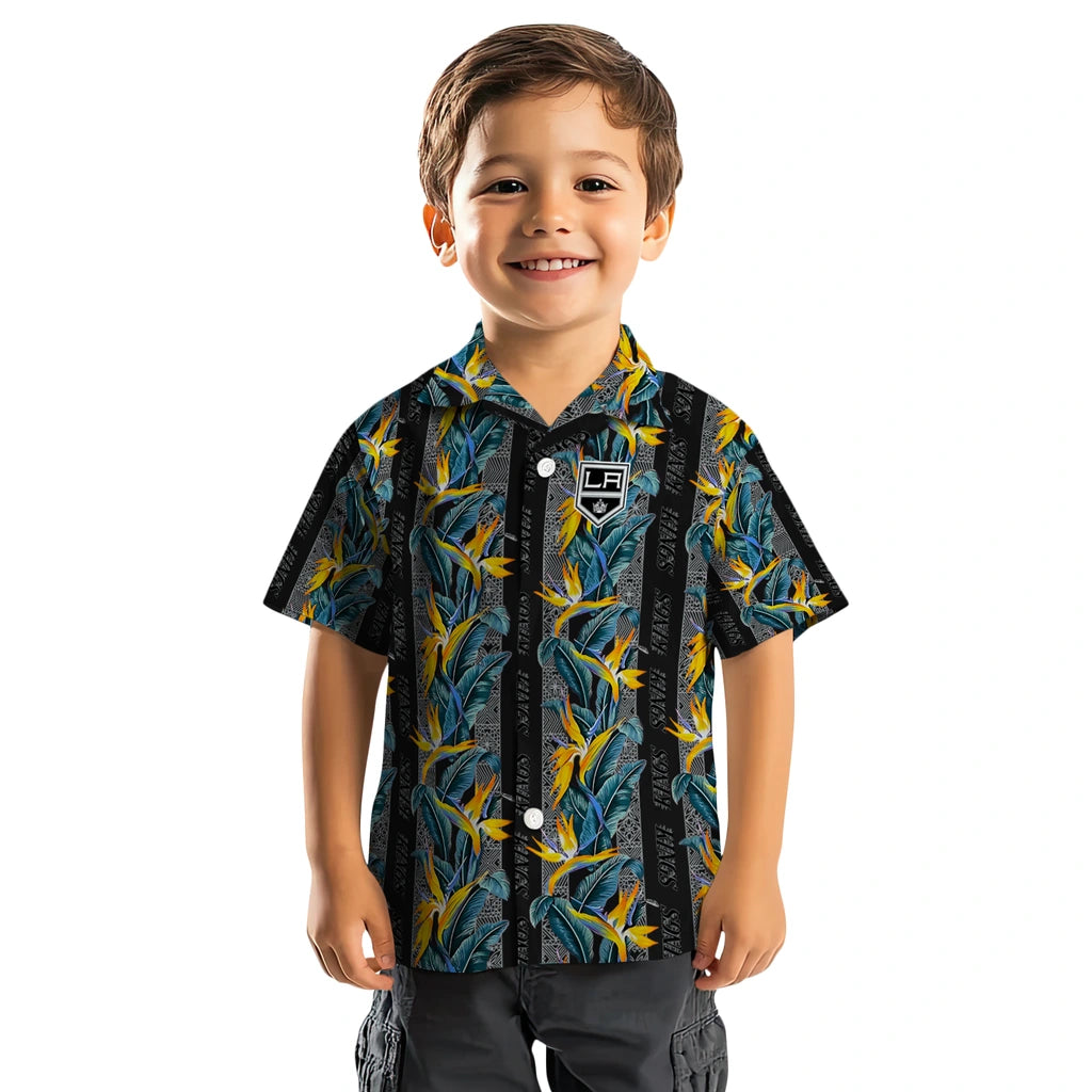 Los Angeles Kings Hawaiian Shirt - Paradise Vines | Hula Hawaiian Shirts