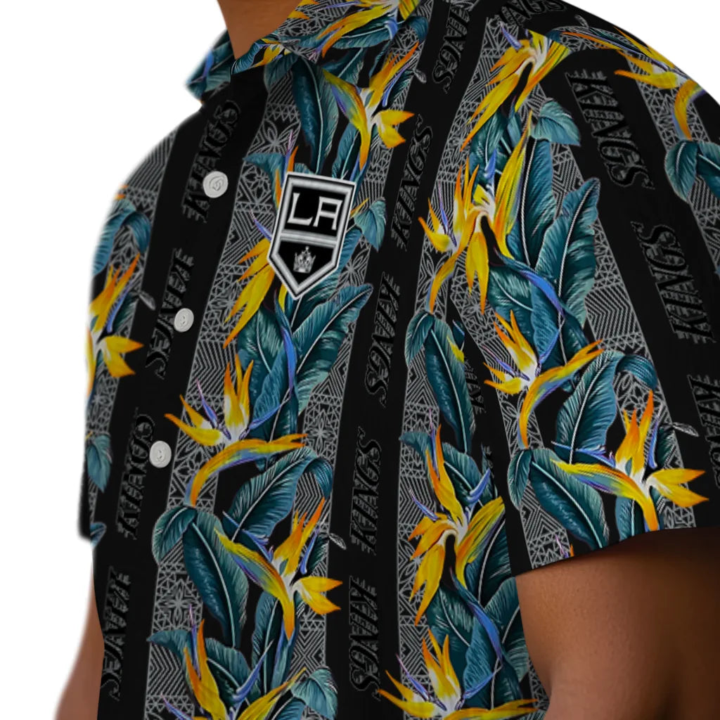 Los Angeles Kings Hawaiian Shirt - Paradise Vines | Hula Hawaiian Shirts